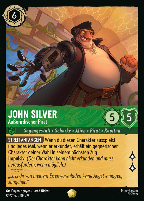 John Silver - Außerirdischer Pirat 9FAB-089 Legendary Deutsch