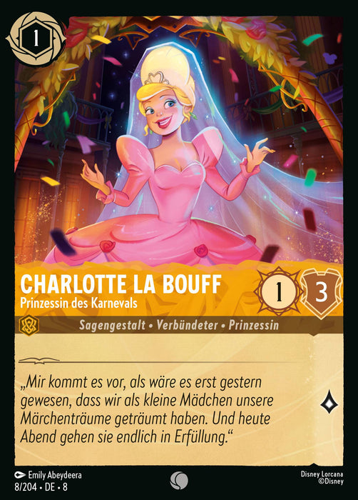 Charlotte La Bouff - Prinzessin des Karnevals 8JAF-008 Common Deutsch