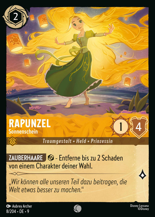 Rapunzel - Sonnenschein 9FAB-008 Common Deutsch