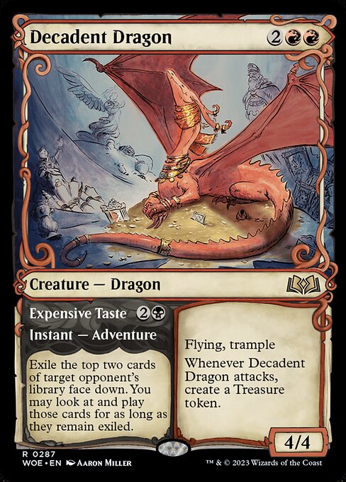 Decadent Dragon // Expensive Taste - Back Face