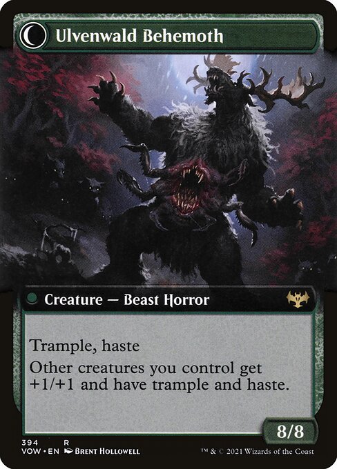Ulvenwald Oddity // Ulvenwald Behemoth - Back Face