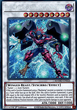 Angriffs-Schwarzflügel - Kusanagi der nahende Sturm MAMO-DE026 Secret Rare Deutsch