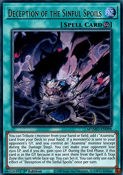 Täuschung und die sündhafte Beute MAMO-DE098 Ultra Rare Deutsch