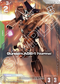 Gundam AGE-1 Normal (GD02-029) (V.1) WC Common + Englisch