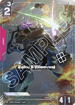 Zaku III (Sleeves) (GD02-048) (V.1) WC Common + Englisch