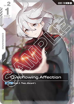 Overflowing Affection (GD01-118) (V.1) STP Uncommon Englisch