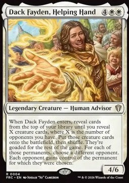 Dack Fayden, Helping Hand FRC-4 Rare Englisch