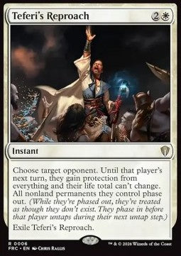 Teferi's Reproach FRC-6 Rare Deutsch