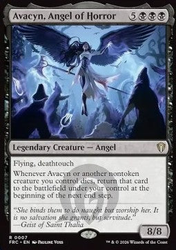 Avacyn, Angel of Horror FRC-7 Rare Deutsch