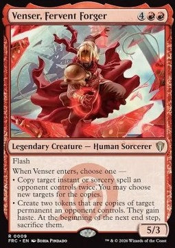 Venser, Fervent Forger FRC-9 Rare Deutsch