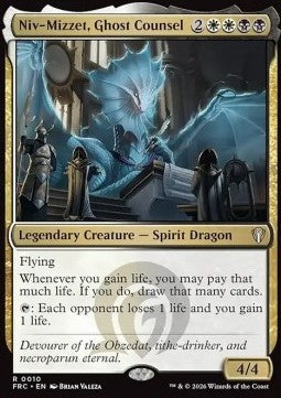 Niv-Mizzet, Ghost Counsel FRC-10 Rare Deutsch