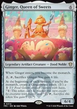 Ginger, Queen of Sweets FRC-14 Rare Deutsch