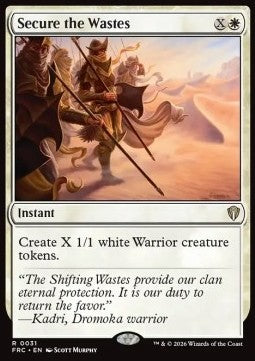 Secure the Wastes FRC-31 Rare Englisch