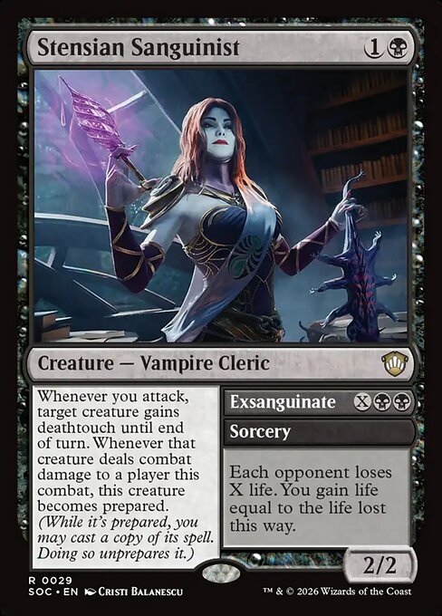 Stensian Sanguinist // Exsanguinate - Back Face