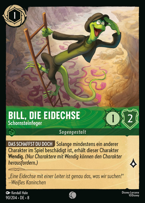 Bill, die Eidechse - Schornsteinfeger 8JAF-090 Common Deutsch