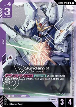 Gundam X (GD02-056) (V.1) UP Rare Englisch