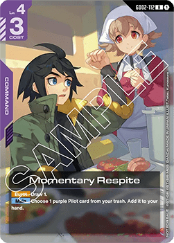 Momentary Respite (GD02-112) (V.1) UP Rare Englisch
