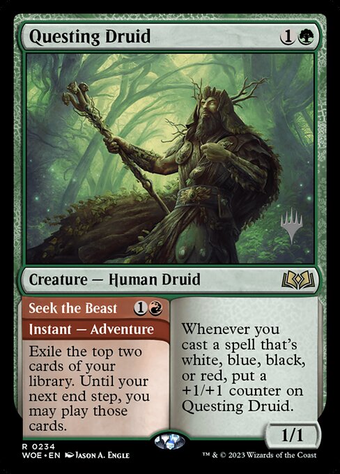 Questing Druid // Seek the Beast - Back Face