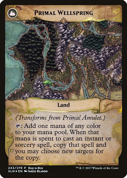 Primal Amulet // Primal Wellspring - Back Face
