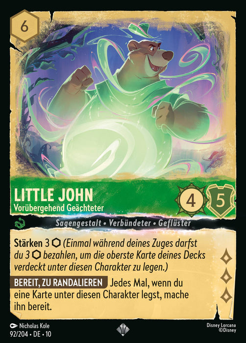 Little John - Vorübergehend Geächteter 10WHI-092 Super Rare Deutsch