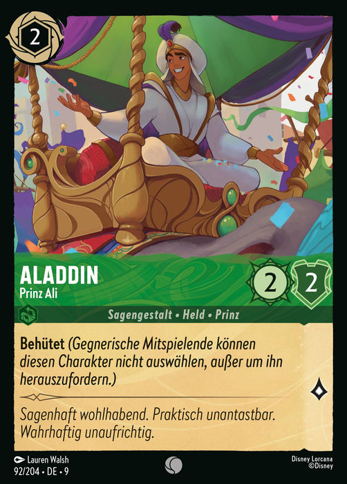 Aladdin - Prinz Ali 9FAB-092 Common Deutsch