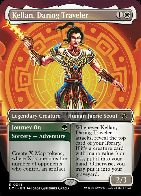 Kellan, Daring Traveler // Journey On - Back Face