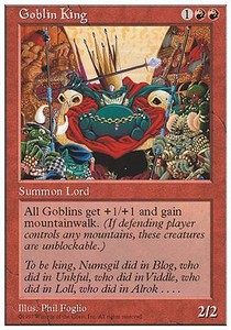 Goblinkönig 5ED- Rare Deutsch