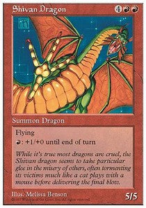 Shivan-Drache 5ED- Rare Deutsch