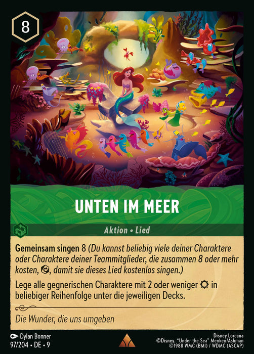 Unten im Meer 9FAB-097 Rare Deutsch