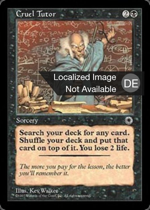 Magic: Cruel Tutor