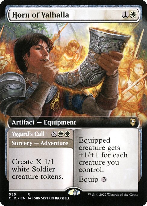 Horn of Valhalla // Ysgard's Call - Back Face