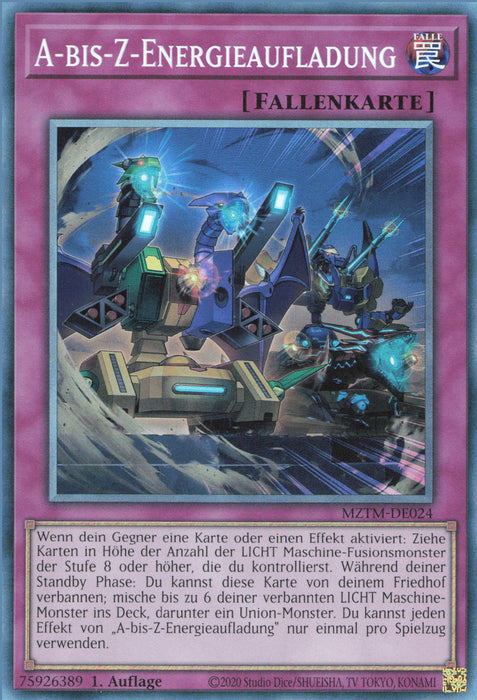A-bis-Z-Energieaufladung (V.2) MZTM-DE024 Collectors Rare Deutsch