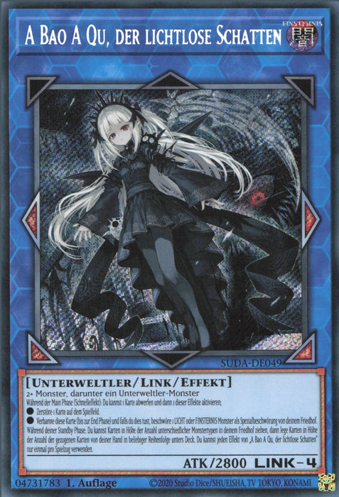 A Bao A Qu, der lichtlose Schatten (V.1) SUDA-DE049 Secret Rare Deutsch