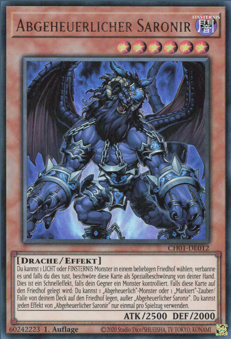 Abgeheuerlicher Saronir CH01-DE012 Ultra Rare Deutsch