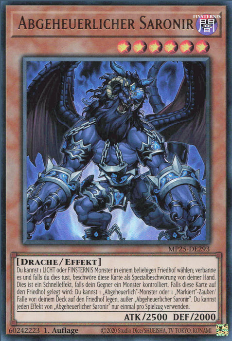Abgeheuerlicher Saronir MP25-DE293 Ultra Rare Deutsch