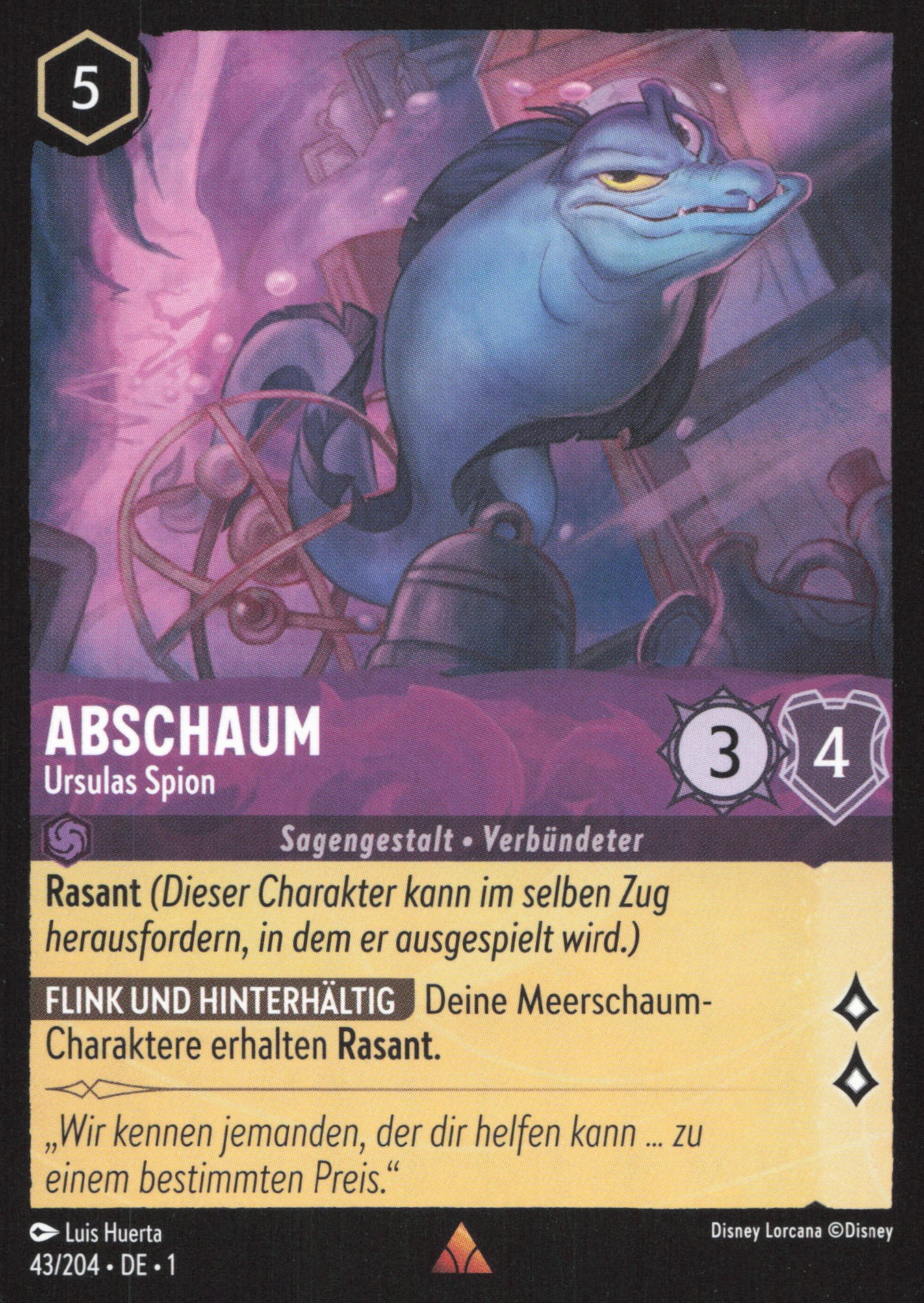 Abschaum Disney Lorcana Karten