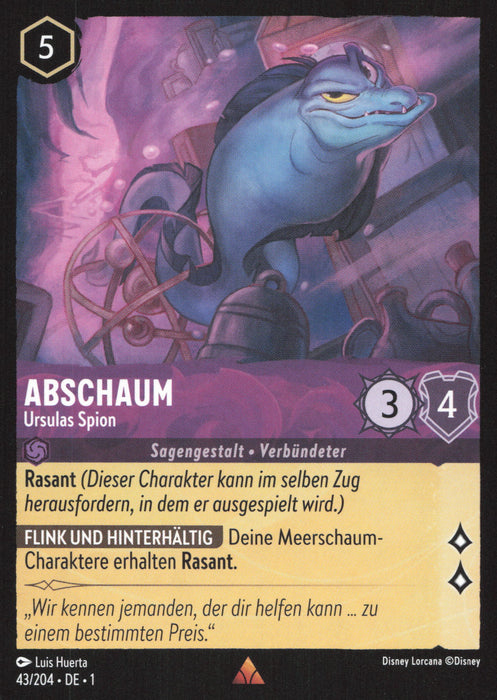 Abschaum - Ursulas Spion 1TFC-043 Rare Deutsch