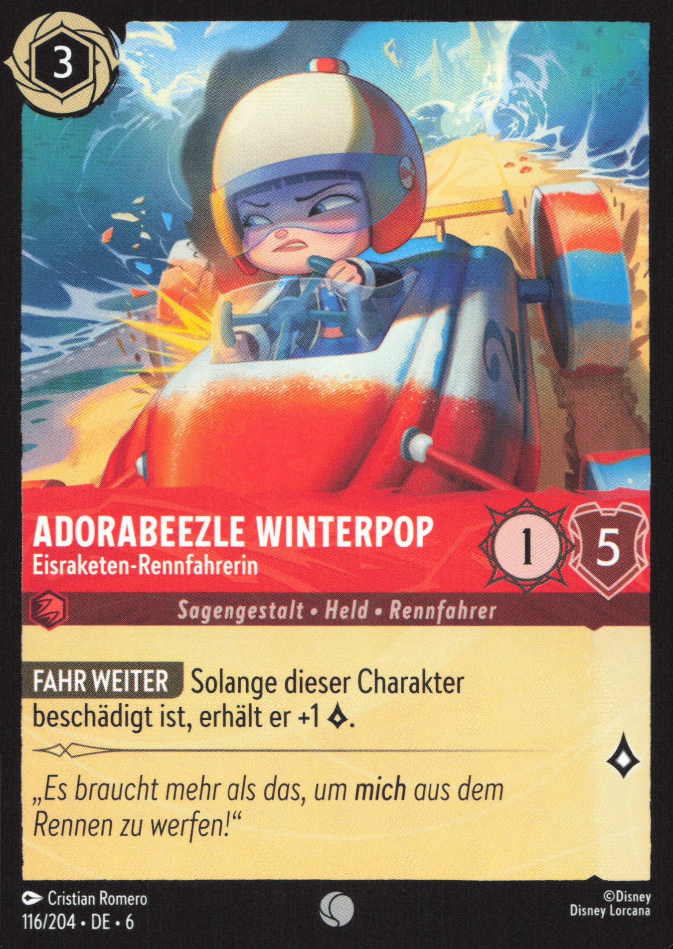 Adorabeezle Winterpop Disney Lorcana Karten