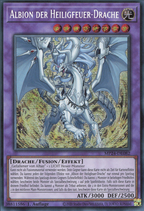 Albion der Heiligfeuer-Drache MP24-DE082 Secret Rare Deutsch