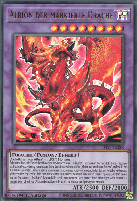 Albion der markierte Drache LIOV-DE033 Ultra Rare Deutsch