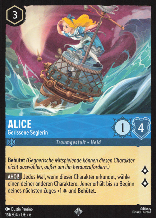 Alice - Gerissene Seglerin 6AZS-161 Rare Deutsch