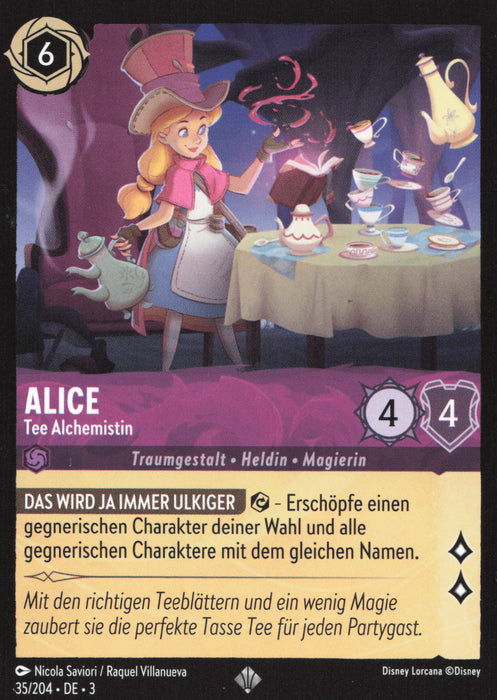 Alice - Tee Alchemistin 3INK-035 Super Rare Deutsch