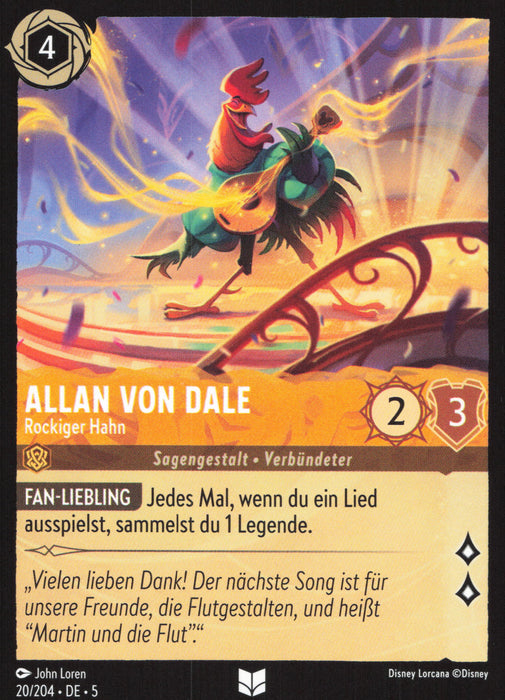 Allan von Dale - Rockiger Hahn 5SSK-20 Uncommon Deutsch