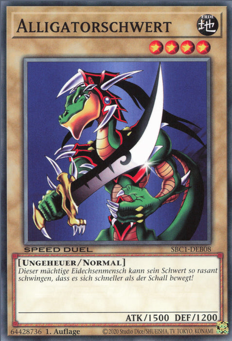 Alligatorschwert SBC1-DEB08 Common Deutsch