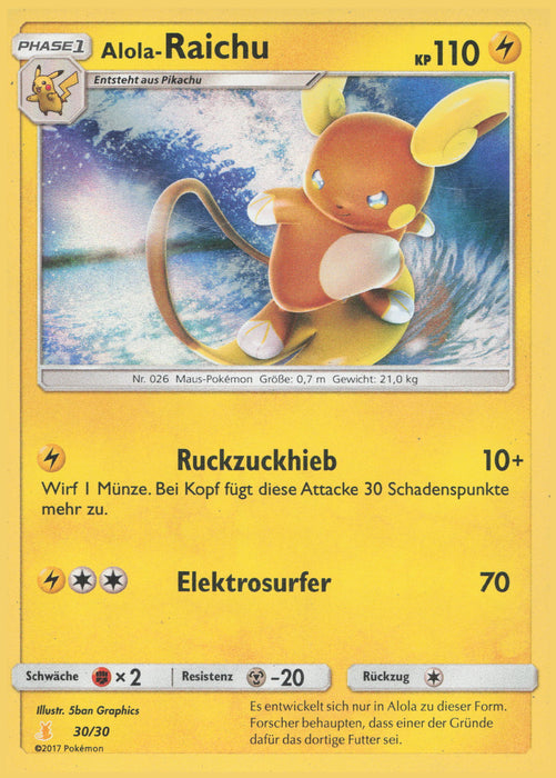 Alola-Raichu TK10-A30 Fixed Deutsch