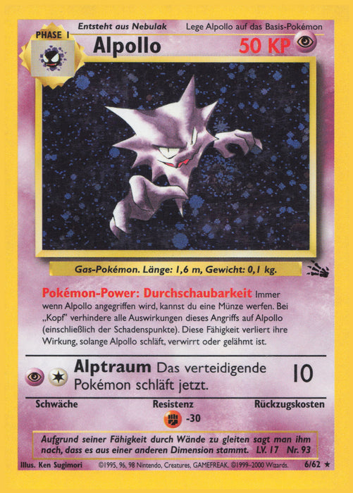 Alpollo FO-6 Holo Rare Deutsch