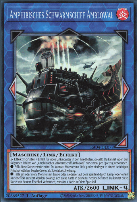 Amphibisches Schwarmschiff Amblowal (V.1) RA04-DE077 Super Rare Deutsch