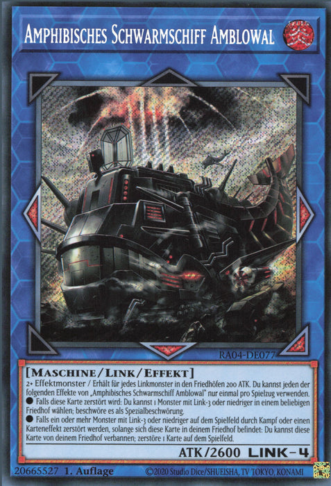 Amphibisches Schwarmschiff Amblowal (V.3) RA04-DE077 Secret Rare Deutsch