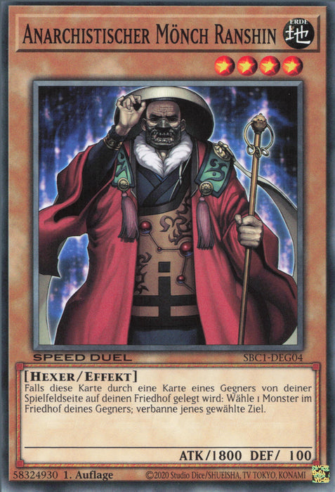 Anarchistischer Mönch Ranshin SBC1-DEG04 Common Deutsch