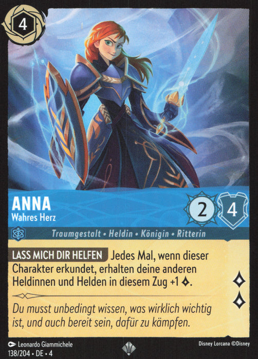 Anna - Wahres Herz (V.1) 4URS-138 Super Rare Deutsch